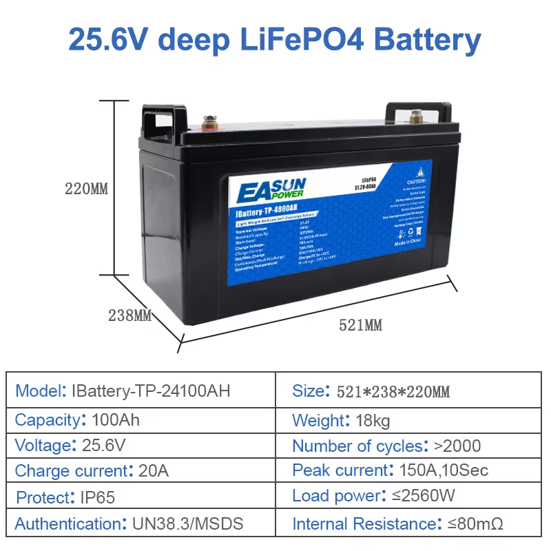 EASUN Power LiFePO4 Batterij 1 - Grid Tie Inverter Limiter 2000W recensie en prijs