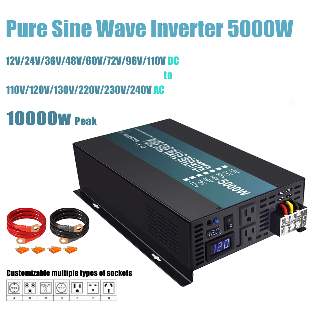 Zuivere Sinus Omvormer 5000W 2 - Pure Sine Wave Inverter 5000W 48V 220V recensie en prijs
