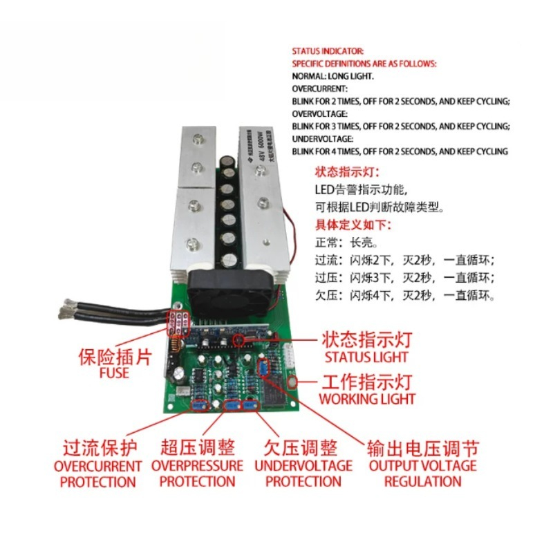 24V 36V 48V 60V Zuivere Sinusg - Pure Sine Wave Inverter Board 24V 48V recensie en prijs