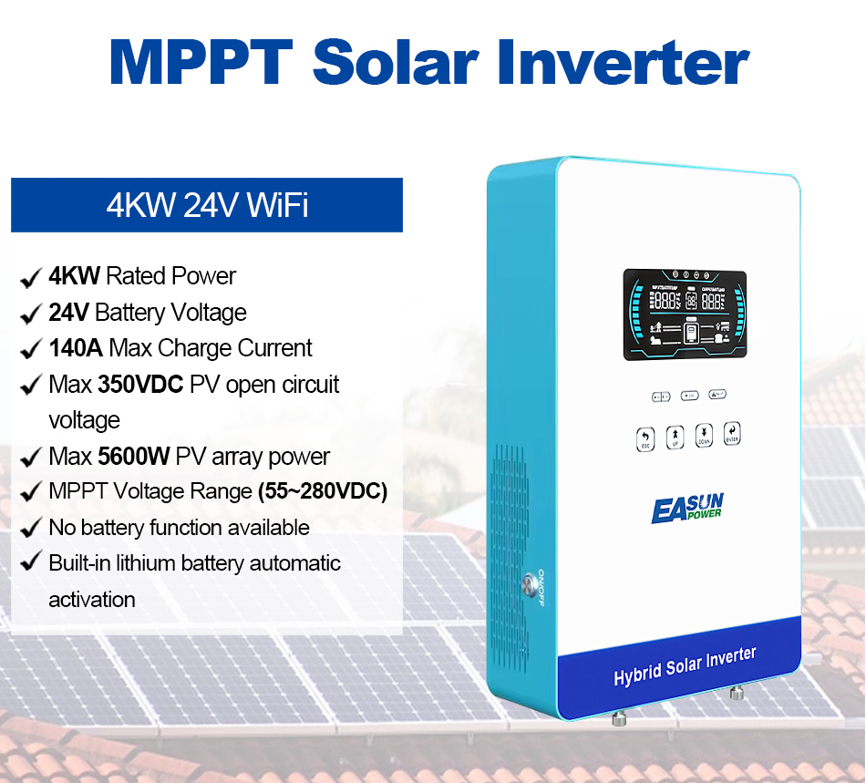 EASUN POWER 4KW 110V Off Grid  - Grid Tie Inverter Limiter 2000W recensie en prijs