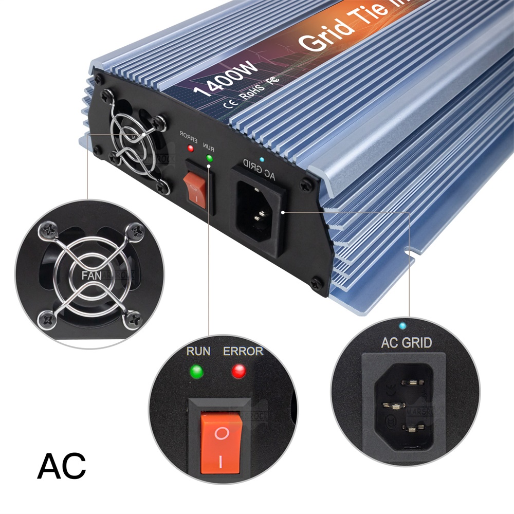 18V 24V 36V 1400W Solar Op Gri - Micro Inverter 1400W Solar Grid Tie recensie en prijs